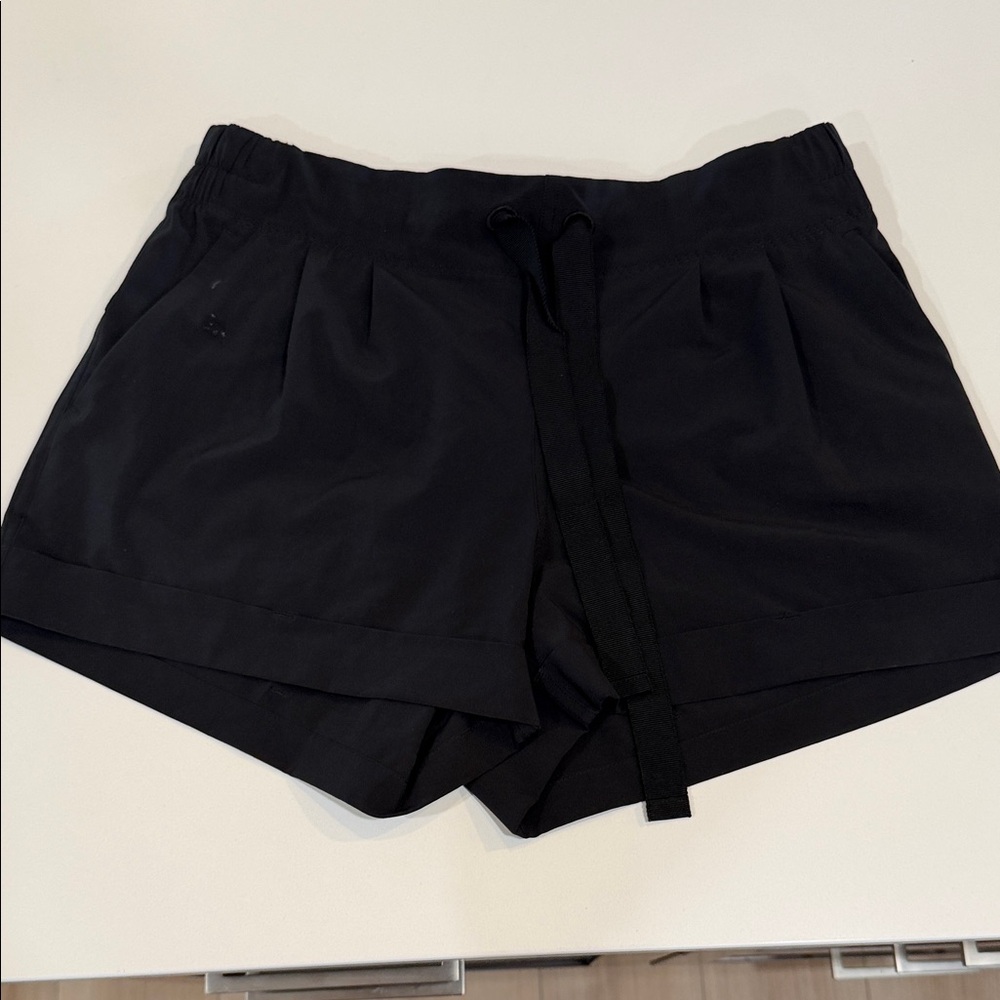 Lululemon Black Drawstring Women’s Shorts